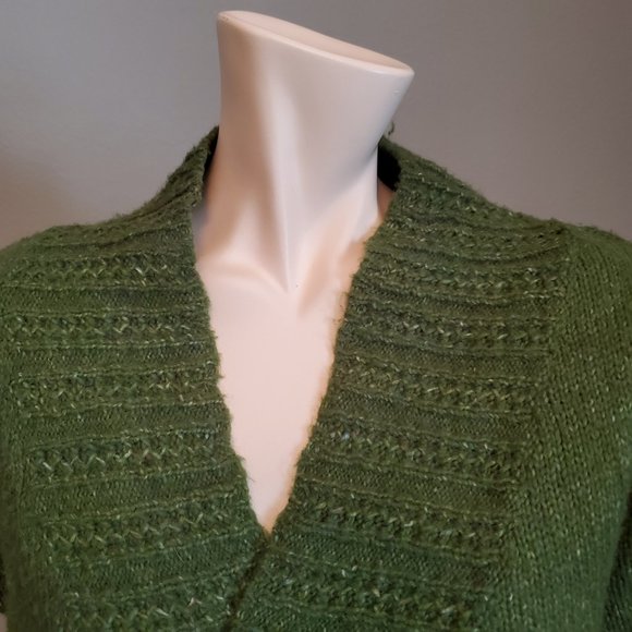 Royal Robbins green button sweater - Picture 3 of 12